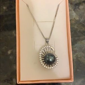 18’ 925 Sterling Silver Tahitian Necklace